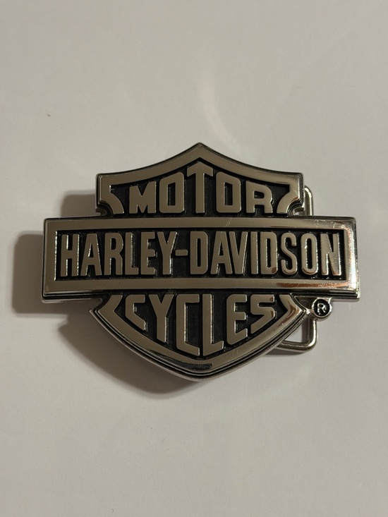 Harley-Davidson Other - Vintage Harley-Davidson Black and Silver Bar & Shield Belt Buckle 2005 HD. NWOT